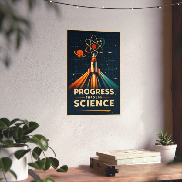 13572683287805959108_2048.jpeg Progress Through Science - LUNE Original - Atomic Age Poster Print