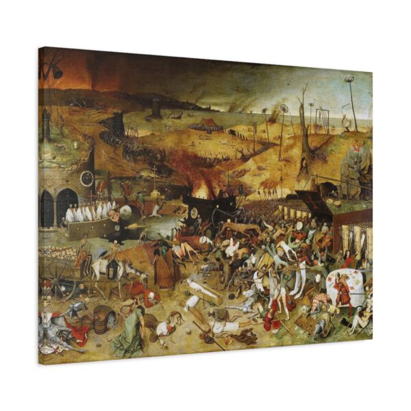 13676477797318200799_2048.jpeg The Triumph of Death - Pieter Bruegel the Elder (c. 1562) - Renaissance Canvas Print