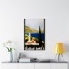 Italian Lakes – ENIT Italian National Tourist Board (c. 1930) - Vintage Travel Poster Print