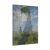 Woman with a Parasol (Madame Monet & Her Son) - Claude Monet (1875) - Impressionist Canvas Print