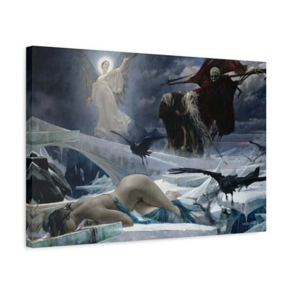 Ahasuerus at the End of the World - Adolf Hirémy-Hirschl (1888) - Classical Canvas Print