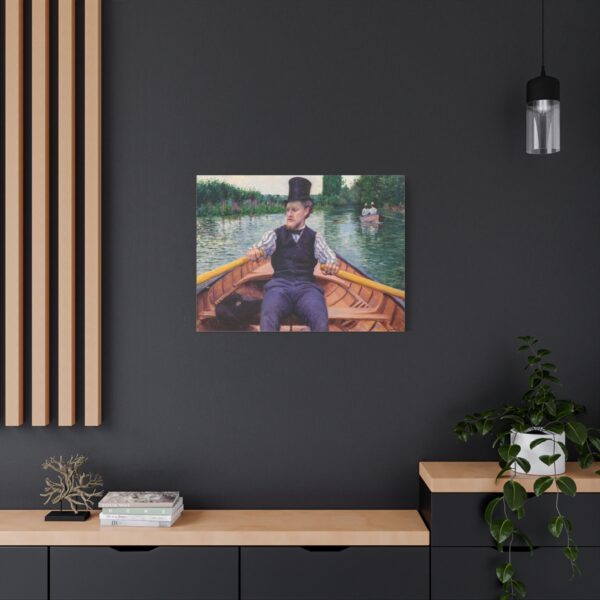 13892298810995461691_2048.jpeg Boating Party - Gustave Caillebotte (1878) - Impressionist Canvas Print