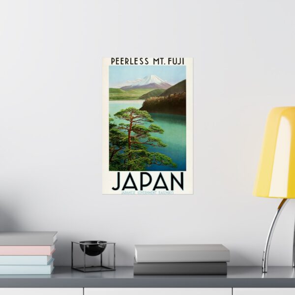 14061362478781292754_2048.jpeg Peerless Mt. Fuji - Japanese Government Railways (c. 1930s) - Vintage Travel Poster Print