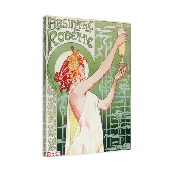 Absinthe Robette ad - Henri Privat-Livemont (1896) - Art Nouveau Canvas Print