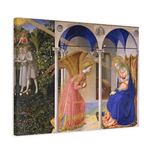 The Annunciation (Prado version) - Fra Angelico (c. 1430-32) - Renaissance Canvas Print