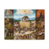 14469595311984182390_2048.jpeg The Haywain Triptych - Hieronymus Bosch (c. 1510) - Renaissance Canvas Wall Art