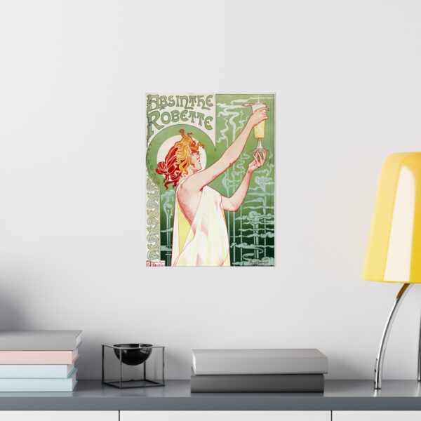 Absinthe Robette ad - Henri Privat-Livemont (1896) - Art Nouveau Poster Print