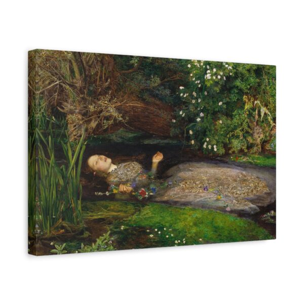 Ophelia - John Everett Millais (c. 1851-1852) - Classical Canvas Print