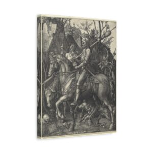 14496082731687562137_2048.jpeg Knight, Death, and the Devil - Albrecht Dürer (1513) - Renaissance Canvas Print