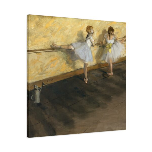 14578029997613012674_2048.jpeg Dancers Practicing at the Barre - Edgar Degas (1877) - Impressionist Canvas Print