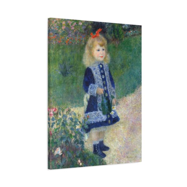 14616090346877878510_2048.jpeg A Girl With a Watering Can - Pierre-Auguste Renoir (1876) - Impressionist Canvas Print