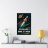 14629537838313918732_2048.jpeg Forward to the Stars - LUNE Original - Space Age Poster Print