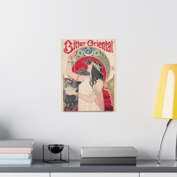 Bitter Oriental ad - Henri Privat-Livemont (1897) - Art Nouveau Poster Print