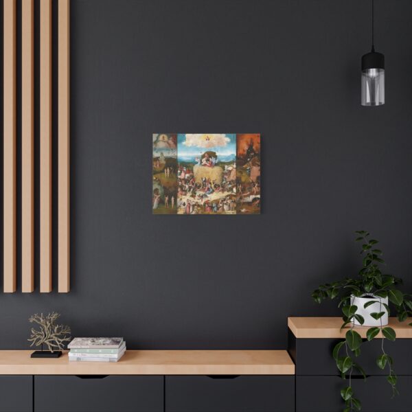 15023670092939878299_2048.jpeg The Haywain Triptych - Hieronymus Bosch (c. 1510) - Renaissance Canvas Wall Art