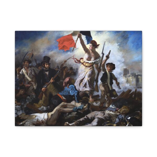 15330228198659283989_2048.jpeg Liberty Leading the People - Eugene Delacroix (1830) - Classical Canvas Print