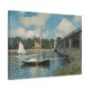 15352275331918886145_2048.jpeg The Bridge at Argenteuil - Claude Monet (1874) - Impressionist Canvas Print
