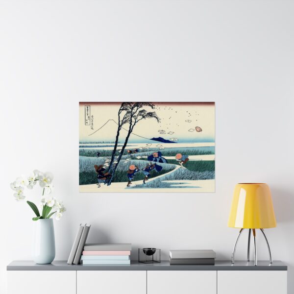 Ejiri in Suruga Province (Sunshu Ejiri) - Katsushika Hokusai (c. 1830-32) - Japanese Woodblock Poster Print