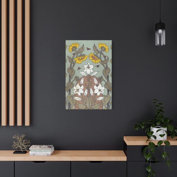 Bees and Beehive - Suze Fokker (1898) - Art Nouveau Canvas Print