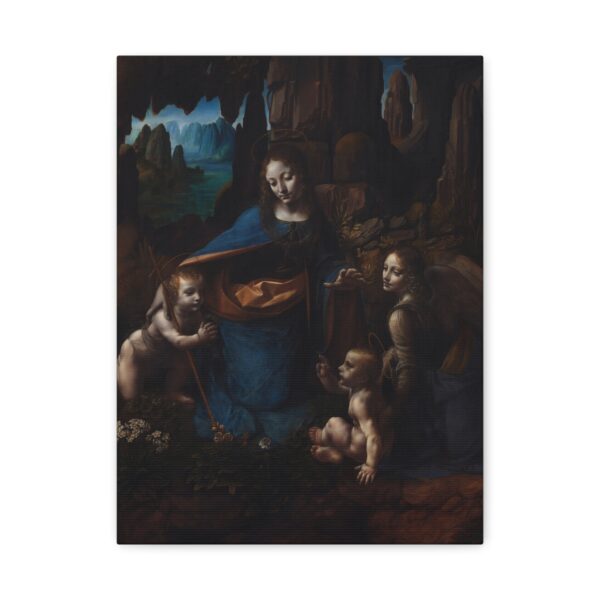Virgin of the Rocks - Leonardo da Vinci (c. 1503-1506) - Renaissance Canvas Print