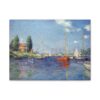 15606933548734961338_2048.jpeg Red Boats, Argenteuil - Claude Monet (1875) - Impressionist Canvas Print