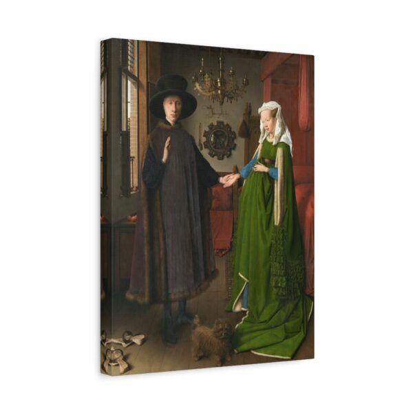 15696451357940894123_2048.jpeg The Arnolfini Portrait - Jan van Eyck (1434) - Renaissance Canvas Print