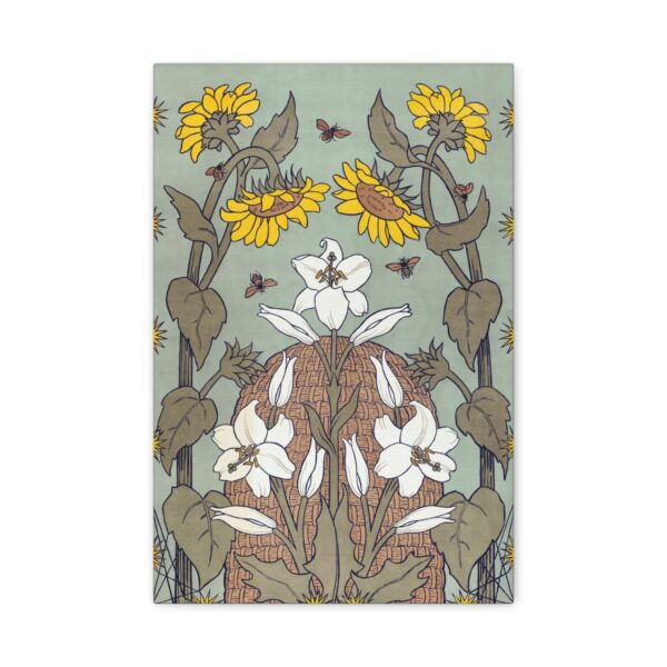 Bees and Beehive - Suze Fokker (1898) - Art Nouveau Canvas Print