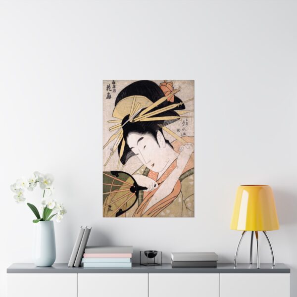 15923972386747388695_2048.jpeg The Courtesan Hanaogi of the Ogiya - Ichirakutei Eisui (c. 1798) - Japanese Woodblock Poster Print