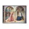 The Annunciation (San Marco version) - Fra Angelico (c. 1440-1445) - Renaissance Canvas Print