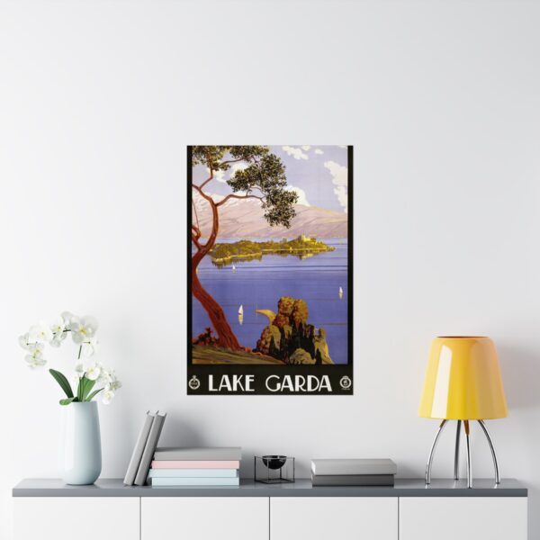 Lake Garda - ENIT Italian National Tourist Board (1924) - Vintage Travel Poster Print