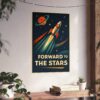 1599930534295216397_2048.jpeg Forward to the Stars - LUNE Original - Space Age Poster Print
