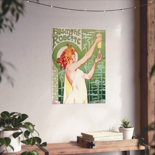 Absinthe Robette ad - Henri Privat-Livemont (1896) - Art Nouveau Poster Print
