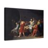 16040023589362926805_2048.jpeg The Death of Socrates - Jacques-Louis David (1787) - Classical Canvas Print