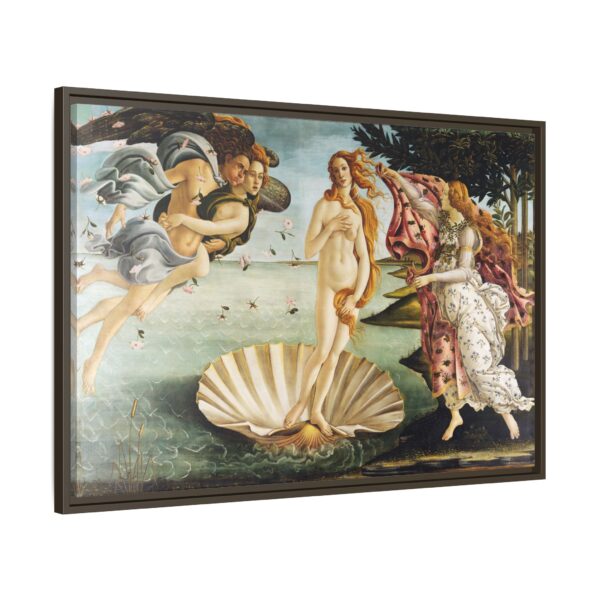 The Birth of Venus - Sandro Botticelli (c. 1485-1486) - Renaissance Framed Canvas Print