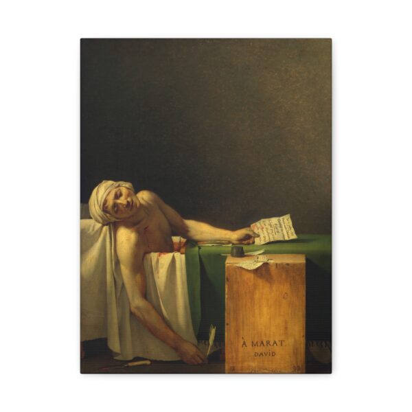 16135091047900267504_2048.jpeg The Death of Marat - Jacques-Louis David (1793) - Classical Canvas Print