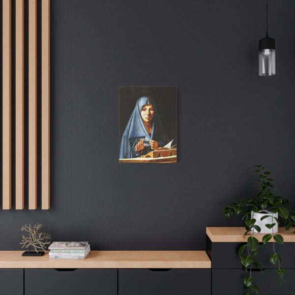 16457204782464064849_2048.jpeg Virgin of the Annunciation - Antonello da Messina (1476) - Renaissance Canvas Print