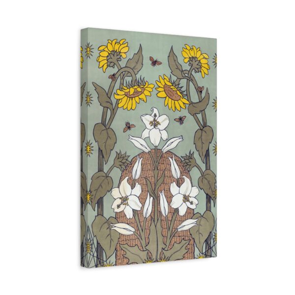 Bees and Beehive - Suze Fokker (1898) - Art Nouveau Canvas Print