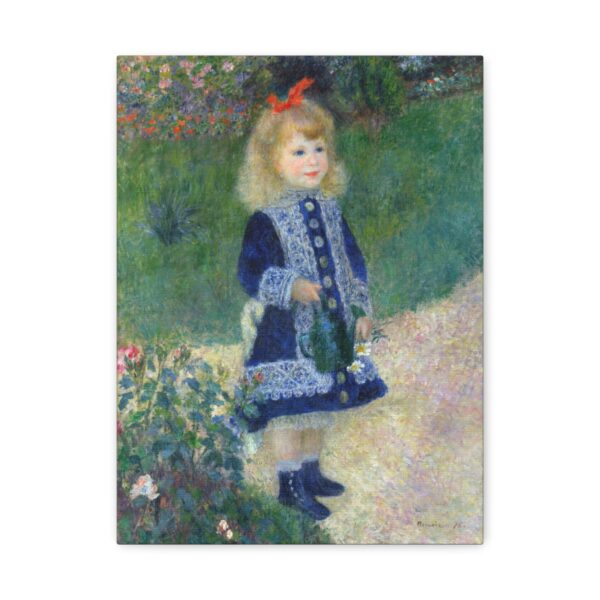 16524820217755989106_2048.jpeg A Girl With a Watering Can - Pierre-Auguste Renoir (1876) - Impressionist Canvas Print