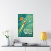 16538111884471481503_2048.jpeg A Brighter Tomorrow, Today - LUNE Original - Atomic Age Poster Print