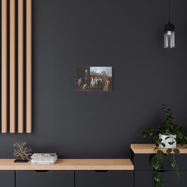 Agrippina Landing at Brundisium with the Ashes of Germanicus - Benjamin West (1768) - Classical Canvas Print