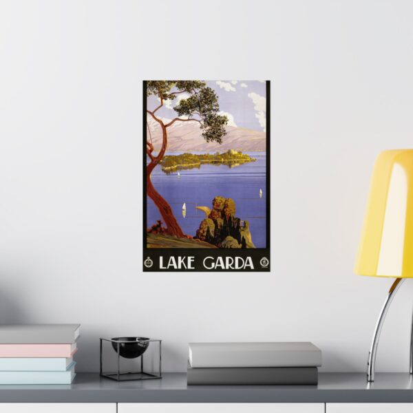 Lake Garda - ENIT Italian National Tourist Board (1924) - Vintage Travel Poster Print