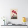 American Flamingo, Birds of America - John James Audubon (1838) - Natural History Poster Print