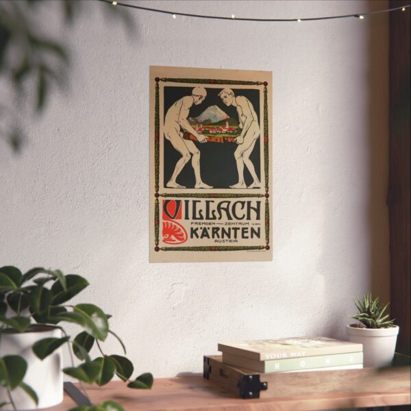1689773767446823711_2048.jpeg Villach, Kärnten (Carinthia) - Pietro A. Sencig (c. 1900s) - Art Nouveau Poster Print