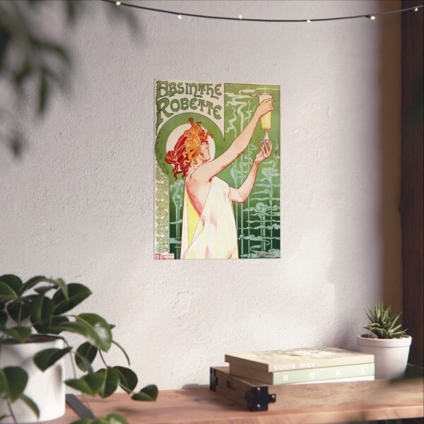 Absinthe Robette ad - Henri Privat-Livemont (1896) - Art Nouveau Poster Print