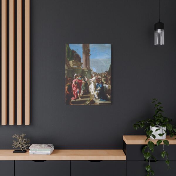 The Sacrifice of Polyxena - Giovanni Battista Pittoni (c. 1733-34) - Classical Canvas Print