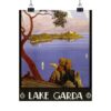 Lake Garda - ENIT Italian National Tourist Board (1924) - Vintage Travel Poster Print