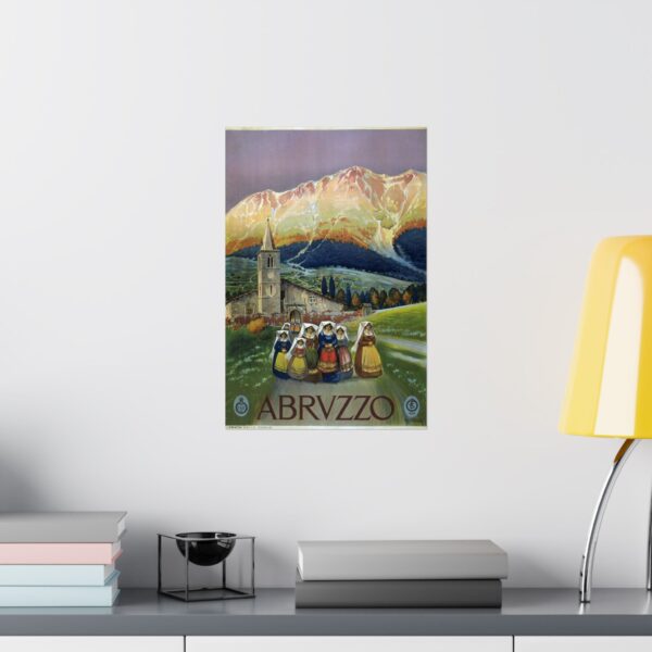Abruzzo, Alicandri, Italy - ENIT Italian National Tourist Board (c. 1920) - Vintage Travel Poster Print