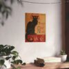 Le Chat Noir - Théophile Steinlen (1896)- Art Nouveau Poster Print
