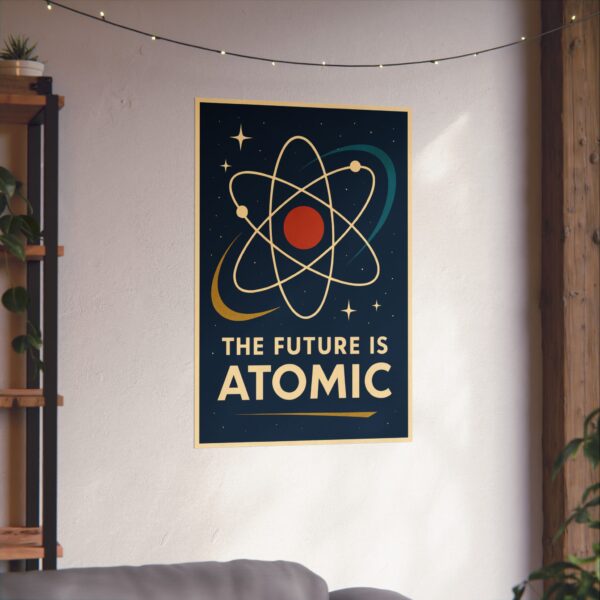 17382976994694588522_2048.jpeg The Future Is Atomic - LUNE Original - Atomic Age Poster Print