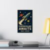17513127634127185554_2048.jpeg Tomorrowland Awaits, Space & Beyond - LUNE Original - Space Age Poster Print