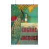 Cognac Jacquet Peacock - Camille Bouchet - Art Nouveau Poster Print